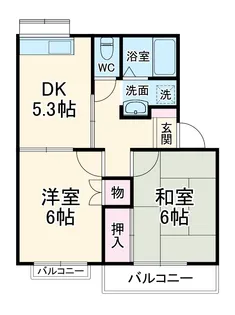 エクセル宮原【201号室】の間取り