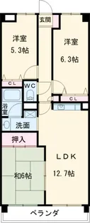 アヴニール小坂【1階】の間取り