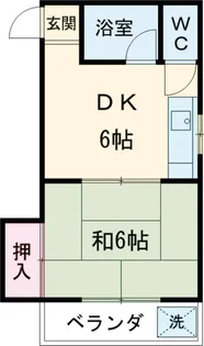 上岡マンション【2階】の間取り