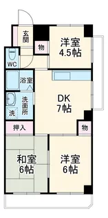ベルエポック【3階】の間取り
