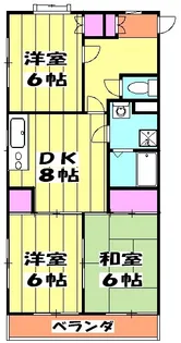 ぐりーんぷらざ【2階】の間取り