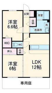 プラセール上青木【2階】の間取り