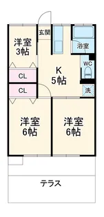 第一静和荘【1階】の間取り