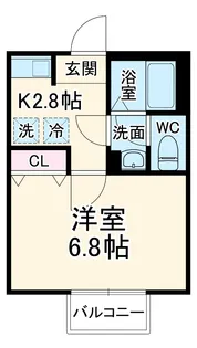 キャメル宮原Ⅳ【2階】の間取り