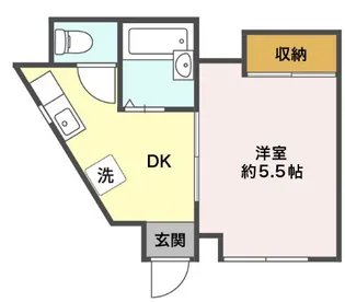 ヴィラ大石【1階】の間取り