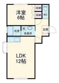 大和ハイツ1号館【101号室】の間取り