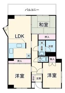 グランドール・ラシン【1階】の間取り
