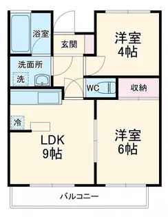 ヴィンテージ桜木町【201号室】の間取り