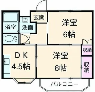 アバンサールプリモA【1階】の間取り