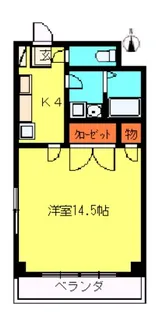 陶石ハウス【102号室】の間取り