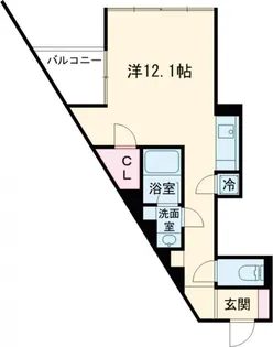 カスタリア目黒長者丸【2階】の間取り