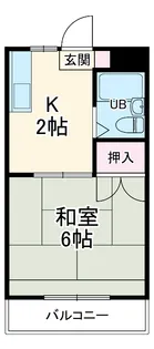 レイクグリーン三好【2階】の間取り