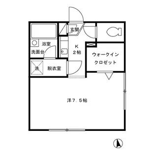 ピュアハウス【1階】の間取り