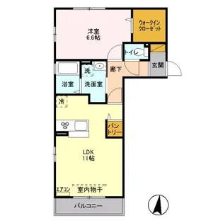 アルシオン A【2階】の間取り