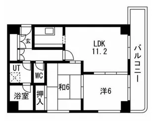第5福原ビル【7階】の間取り