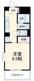 ベイシティ桔梗Ⅴ【3階】の間取り