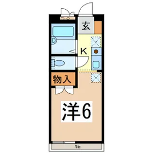 プレジールパルコ【205号室】の間取り