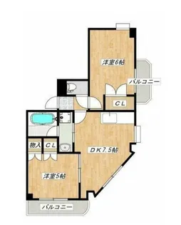 Sepia Tower【4階】の間取り