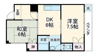 ルミエール藤【201号室】の間取り