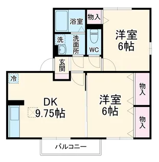 カサグランデ D【1階】の間取り