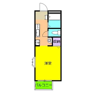 チェリーハウス【103号室】の間取り