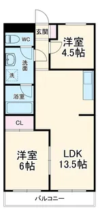 ロイヤル前山【306号室】の間取り