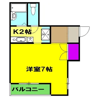M&M太田町【405号室】の間取り