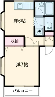 ツインズハウス【2階】の間取り