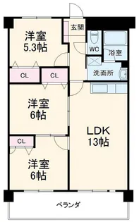 バードランド【403号室】の間取り