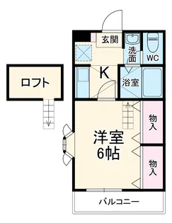 コーラル信栄【2階】の間取り