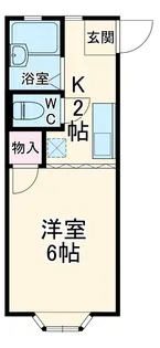 コーポヒロ【2階】の間取り