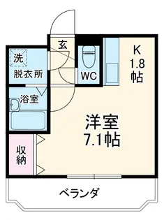 ユーミーマンション加藤A・B【A-2C号室】の間取り