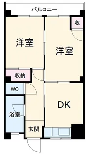 東和ビル【501号室】の間取り