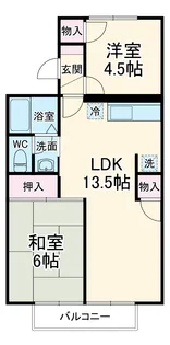 スカイシティー【1階】の間取り