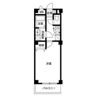 アンプルール フェール ロワイヤル【1階】の間取り