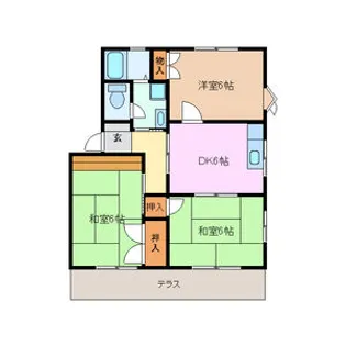 コンフォール【A202号室】の間取り