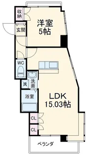 エンブル・ステージ馬渕【4階】の間取り