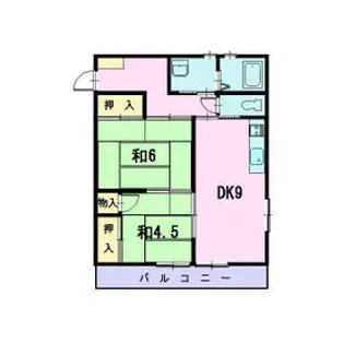 友孝マンション【3階】の間取り