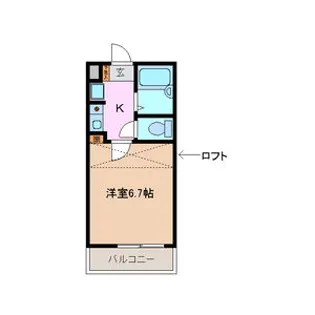 ビバリードリーム小杉【2階】の間取り