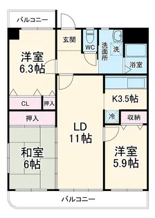 T,sMarcher【4階】の間取り