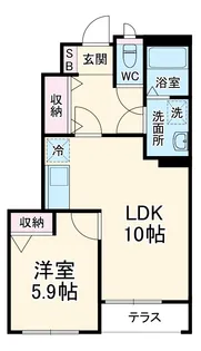 ネオハイム【1階】の間取り