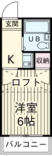 エスト天沼【1階】の間取り