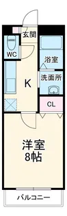 パークサイド土呂【2階】の間取り