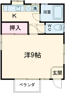 新田FG棟【F-1号室】の間取り