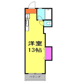 赤羽スカイハイツ【202号室】の間取り