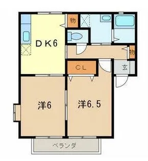 コンフォールヴィラ【1階】の間取り