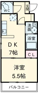 South Valley【606号室】の間取り