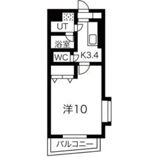 トゥー・ル・モンド【2階】の間取り
