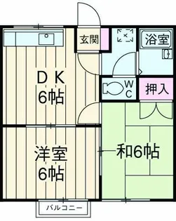 藤栄コーポ【2階】の間取り