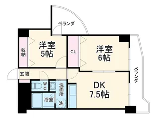 ラ・ルネータ【3階】の間取り